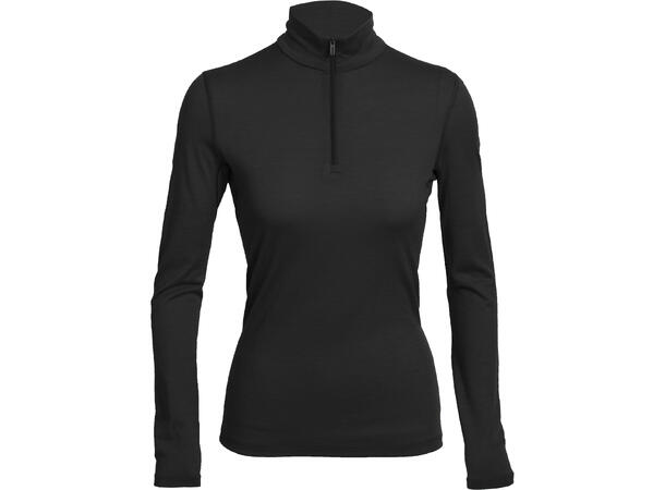 W 200 Oasis LS Half Zip Black M 