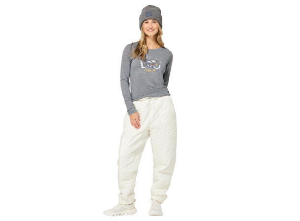 W Apres Ski Ls Cashmere Grey Melange/Various XS 