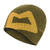 Branded Knitted Wmns Beanie DrkOlive/Butterscotch O/S 